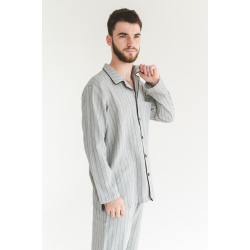 Пижама мужская Lotus Home - Charly серый S, , 3