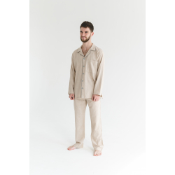Пижама мужская Lotus Home - Charly бежевый S, , 4