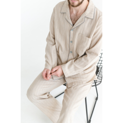 Пижама мужская Lotus Home - Charly бежевый S, , 11