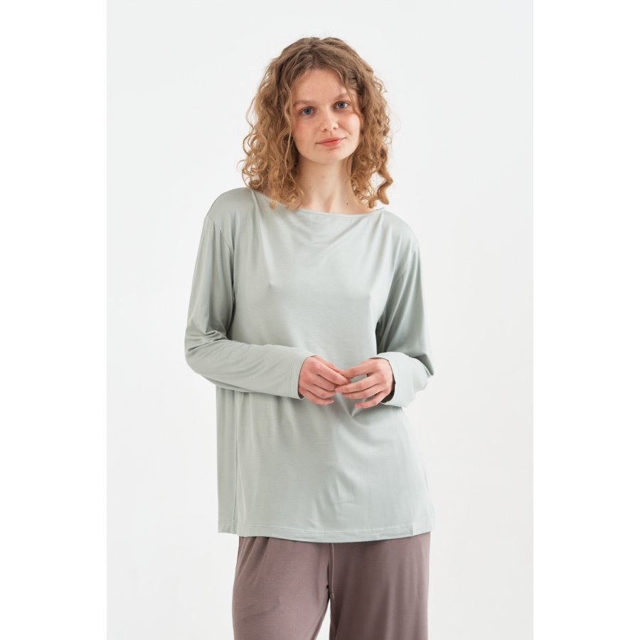 Домашняя одежда футболка long sleeve Penelope - Baily cagla yesili оливковый S