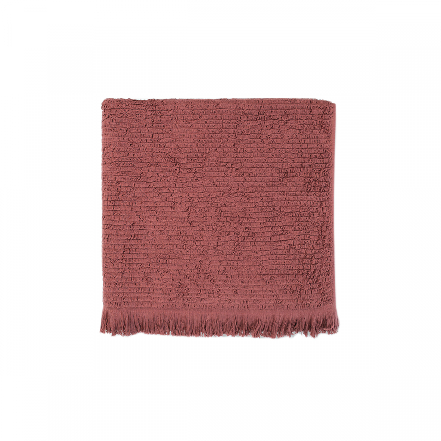 Полотенце махровое Buldans - Athena burnt bordo бордовый 90*150