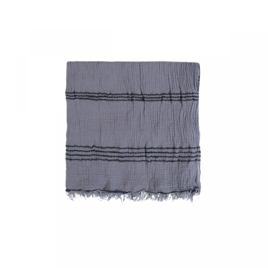 Полотенце Buldans - Pareo purple grey серый 80*160