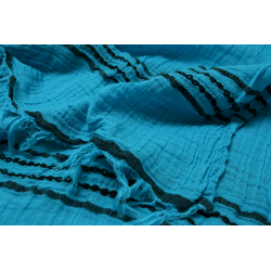 Полотенце Buldans - Pareo koyu turkuaz бирюзовый 80*160, , 3