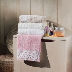 Полотенце бамбуковое Maxstyle - Damask кофе 50*90 , , 4