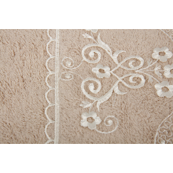 Полотенце бамбуковое Maxstyle - Dantela кофе 50*90, , 3