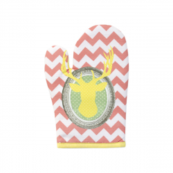 Набор для кухни Barine - Geyik фартук + прихватка + рукавица, , 3