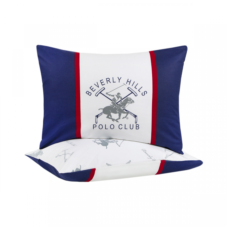 Наволочки Beverly Hills Polo Club - BHPC 001 Dark Blue 50*70 (2 шт)