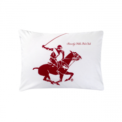 Наволочки Beverly Hills Polo Club - BHPC 004 Red 50*70 (2 шт), , 3