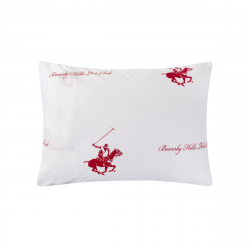 Наволочки Beverly Hills Polo Club - BHPC 004 Red 50*70 (2 шт), , 4
