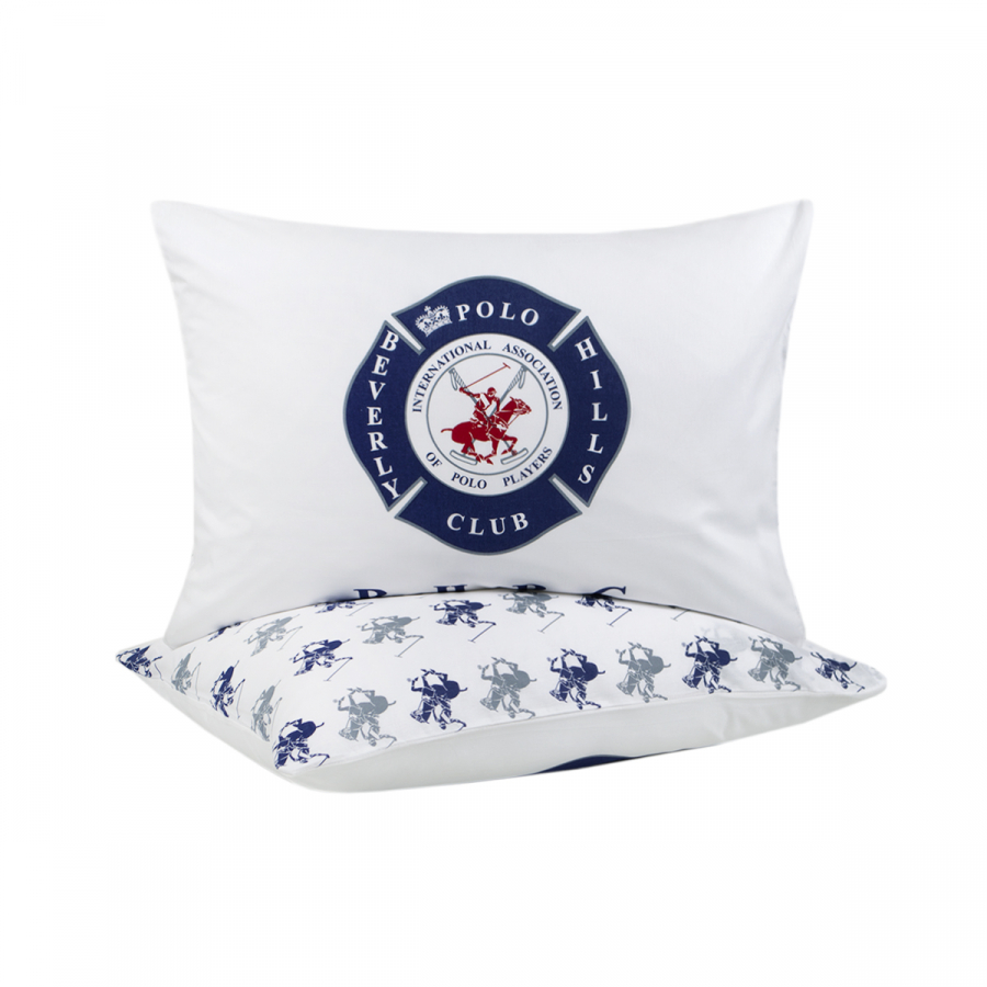 Наволочки Beverly Hills Polo Club - BHPC 010 Dark Blue 50*70 (2 шт)