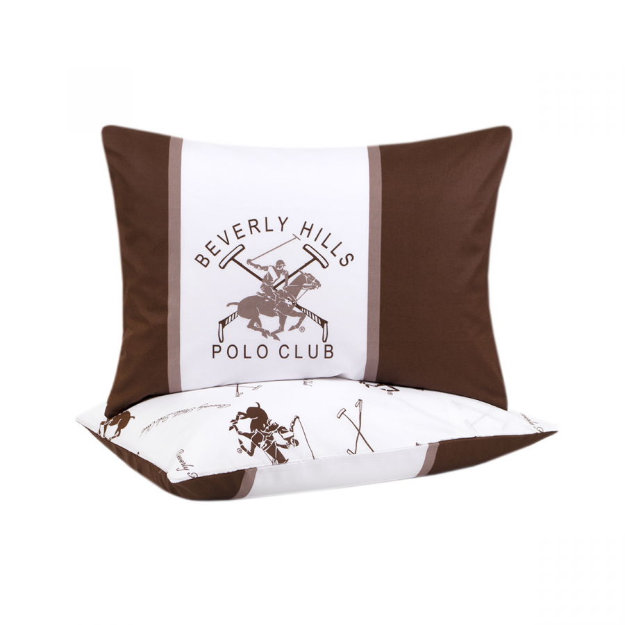 Наволочки Beverly Hills Polo Club - BHPC 029 Brown 50*70 (2 шт)