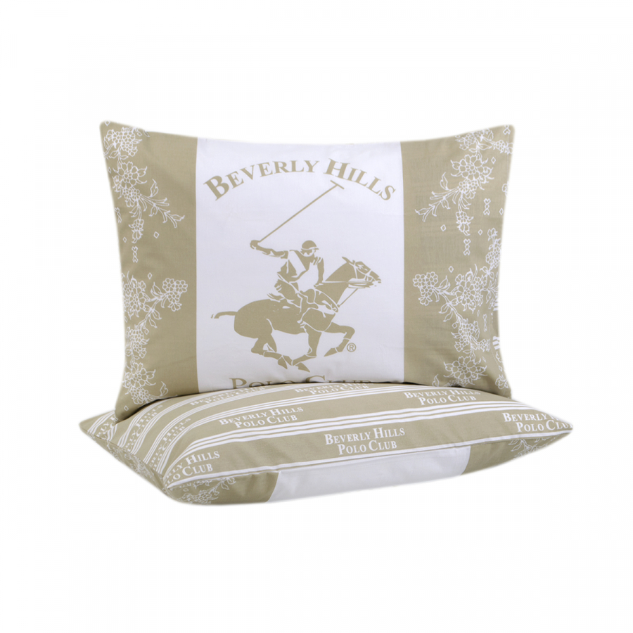 Наволочки Beverly Hills Polo Club - BHPC 013 Cream 50*70 (2 шт)