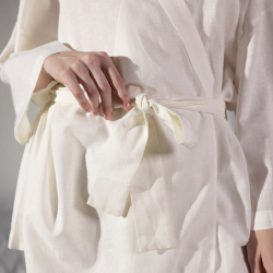 Домашняя одежда Penelope - Serli uzun kollu kimono beyaz белый S-M, , 6