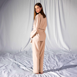 Домашняя одежда Penelope - Serli uzun kollu kimono somon лососевый S-M, , 4