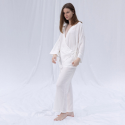 Домашняя одежда Penelope - Serli kruvaze kimono kisa beyaz белый S-M, , 3