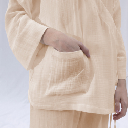 Домашняя одежда Penelope - Serli kruvaze kimono kisa somon лососевый S-M, , 5