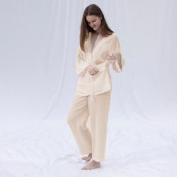 Домашняя одежда Penelope - Serli kruvaze kimono kisa somon лососевый S-M, , 7