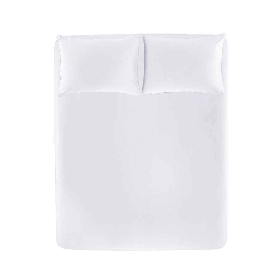 Простынь на резинке с наволочками Penelope - Lia white белый 180*200+50*70 (2)