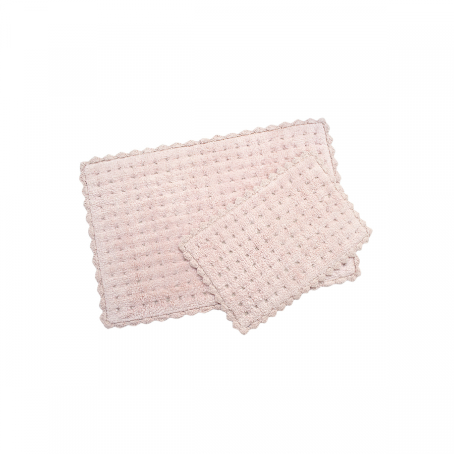 Набор ковриков Irya - Garnet pembe розовый 55*85+35*55