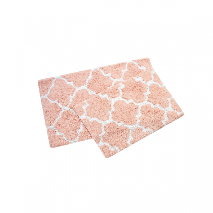 Набор ковриков Irya - Bali narcicegi персиковый 50*80+45*60