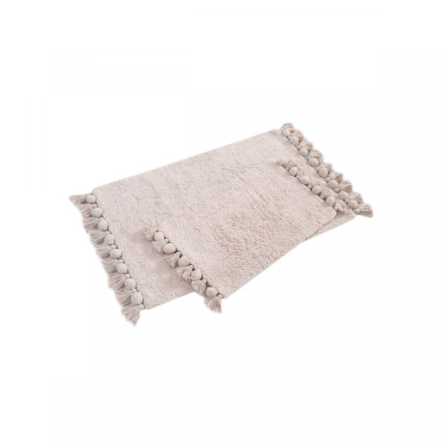 Набор ковриков Irya - Gala gul kurusu розовый 55*85+35*55