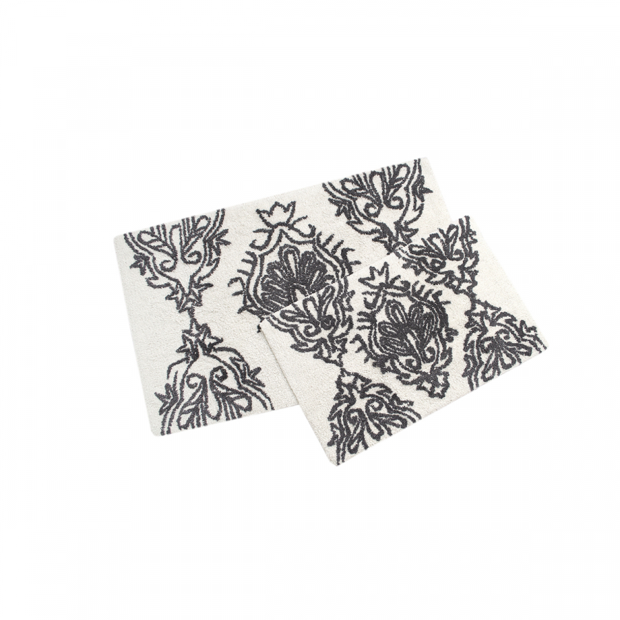 Набор ковриков Irya - Juana k.gri темно серый 40*60+55*85