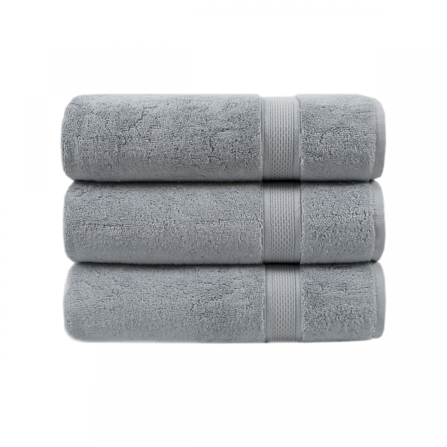 Полотенце махровое Lotus Home - Grand soft twist grey серый 50*90
