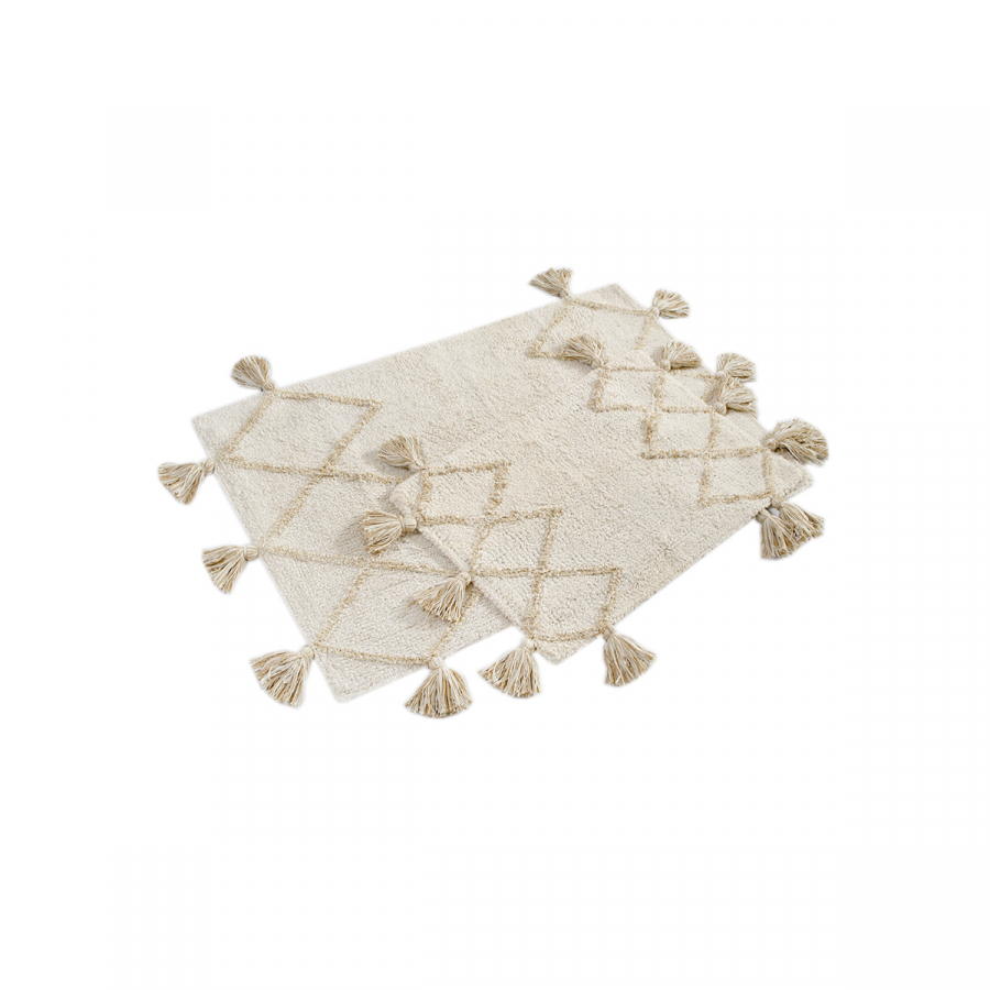 Набор ковриков Irya - Agnes krem кремовый 60*90+40*60