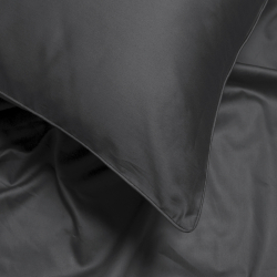 Простынь на резинке с наволочкой Penelope - Lia antrasit антрацит 100*200+50*70, , 3