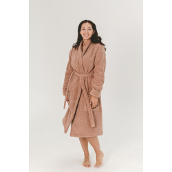 Халат-кимоно Lotus Home - Bold kiremit махровый S, , 4