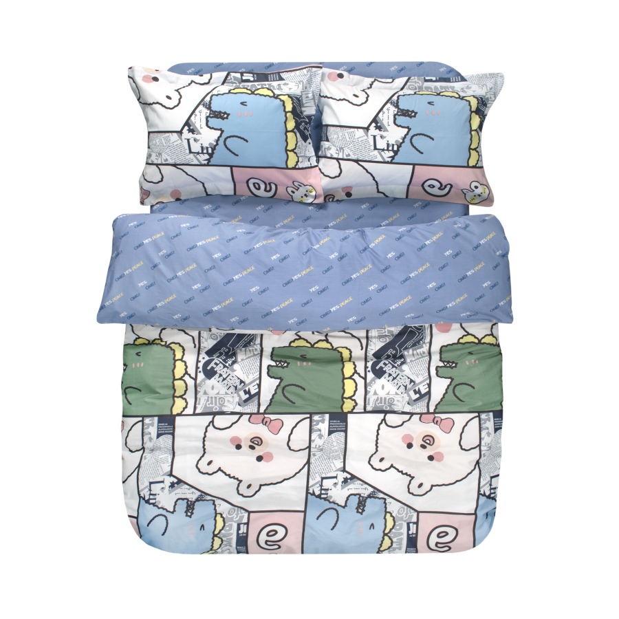 Постельное белье сатин Lotus Home - Mr. Bo полуторный