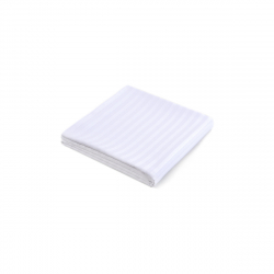 Простынь Iris Home Отель - Сатин Страйп 1*1 белый 180*200*25 на резинке, , 5