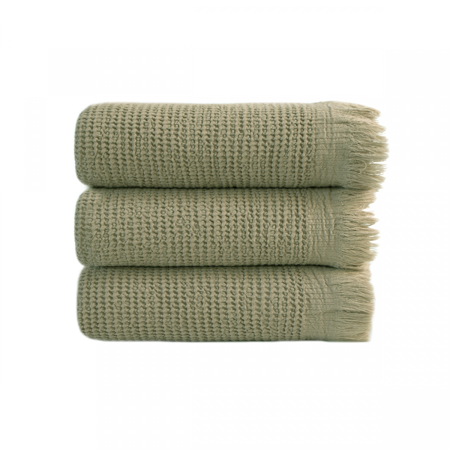 Полотенце Lotus Home - Rius olive оливковый 50*100