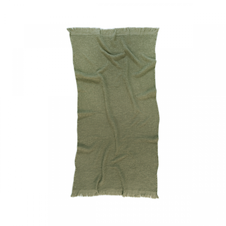 Полотенце Lotus Home - Rius olive оливковый 90*170