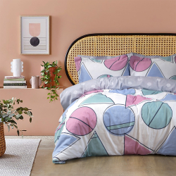 Постельное белье сатин Lotus Home - Agina полуторный, , 3