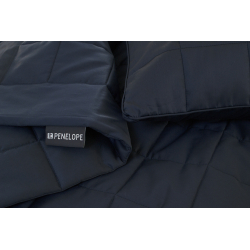 Покрывало стеганное с наволочками Penelope - Lia lacivert синий 300*280+50*70 (2), , 5