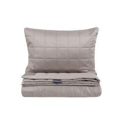 Покрывало стеганное с наволочками Penelope - Lia stone бежевый 300*280+50*70 (2), , 3