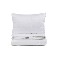 Покрывало стеганное с наволочками Penelope - Lia white белый 300*280+50*70 (2), , 3