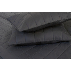 Покрывало стеганное с наволочками Penelope - Lia antrasit антрацит 300*280+50*70 (2), , 6