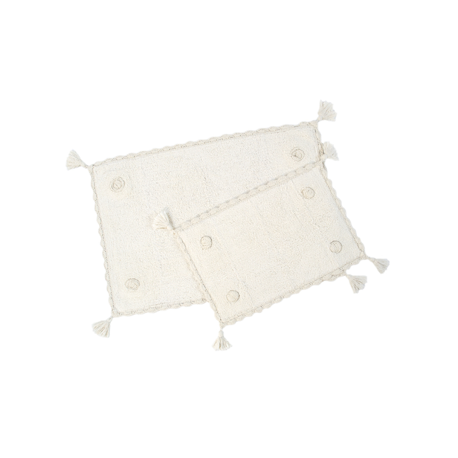 Набор ковриков Irya - Calla ekru молочный 60*90+40*60