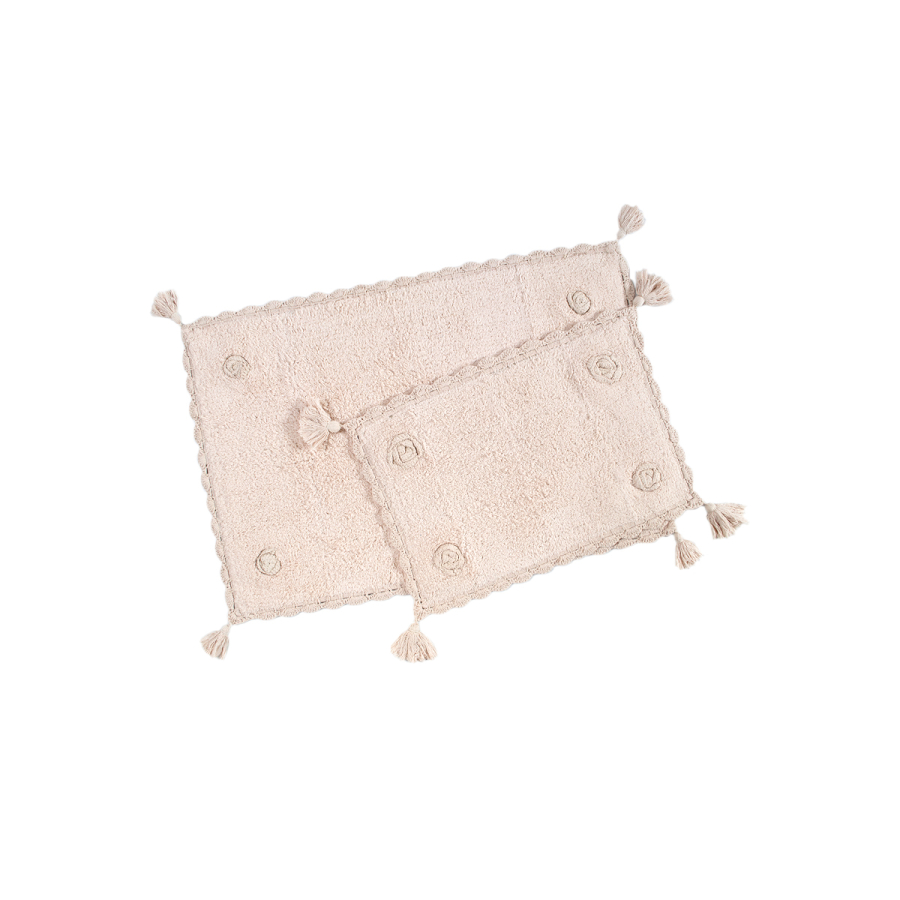 Набор ковриков Irya - Calla pudra пудра 60*90+40*60