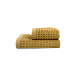 Полотенце Lotus Home - Waffle mustard горчичный 70*140, , 8