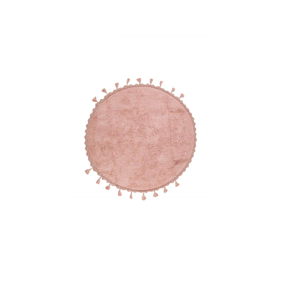 Коврик Irya - Lowell coral коралловый 100*100