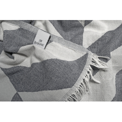 Плед-накидка Barine - Fishbone Throw Black 130*180, , 4