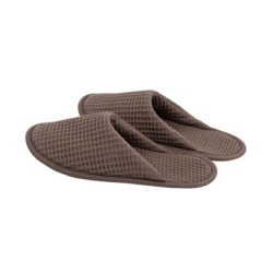 Тапочки Lotus Home - Waffle brown коричневый, , 3
