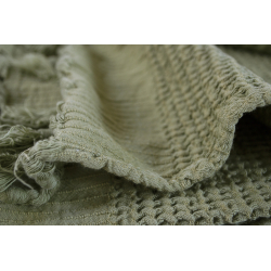 Плед Lotus Home - Rius olive оливковый 130*170, , 5