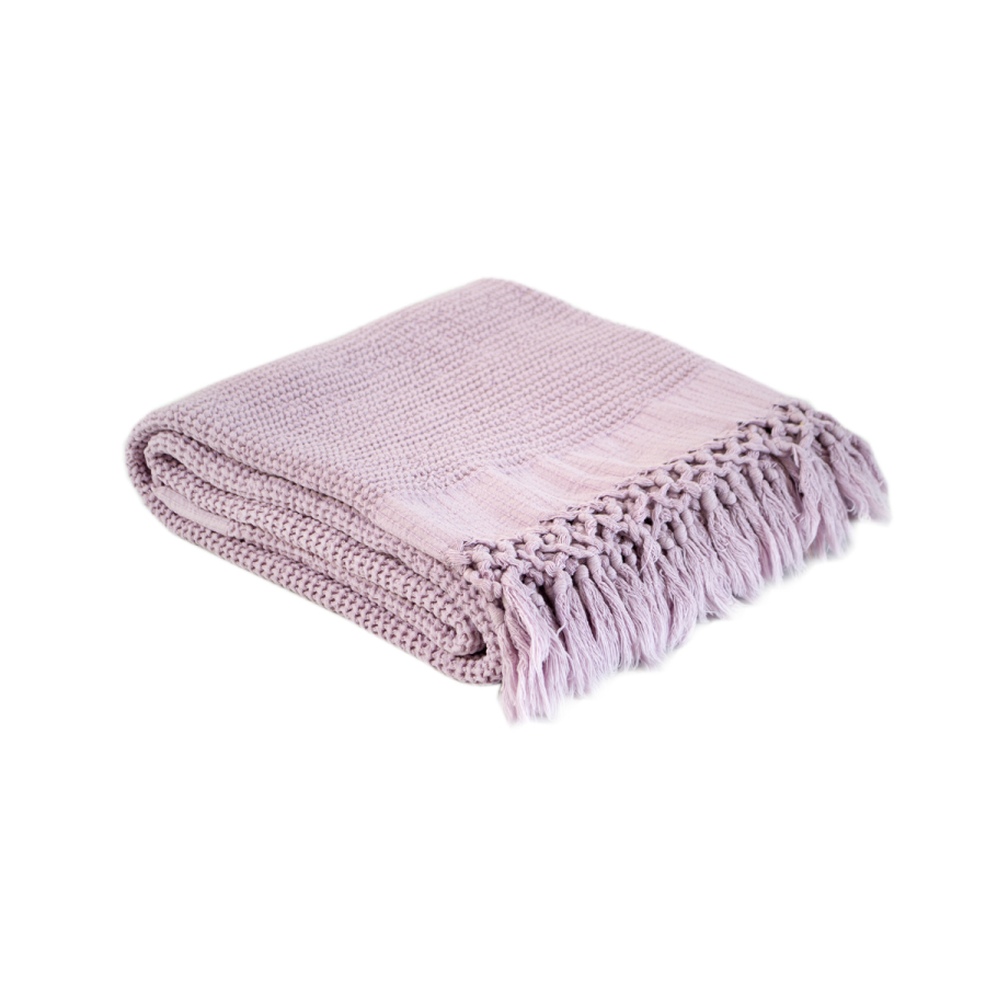 Плед Lotus Home - Rius lila сиреневый 130*170