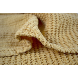 Плед Lotus Home - Rius mustard горчичный 130*170, , 5