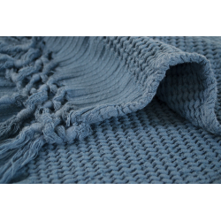 Плед Lotus Home - Rius petrol петроль 130*170, , 6