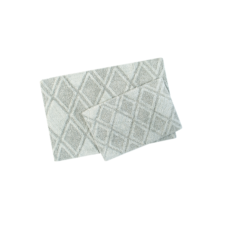 Набор ковриков Irya - Maxi mint серо-ментоловый 60*90+40*60